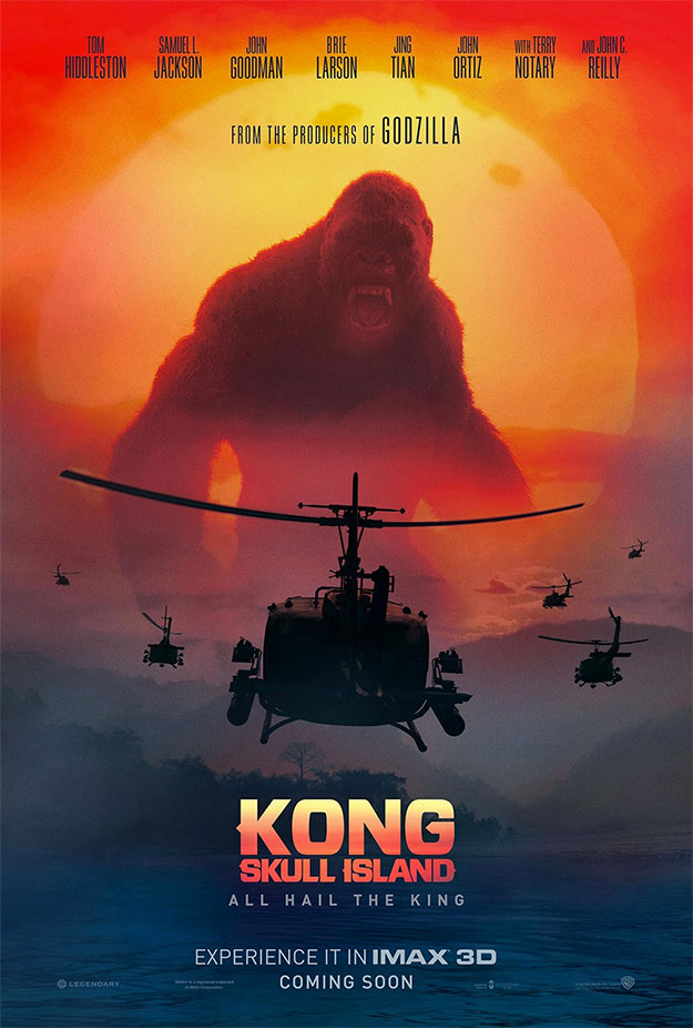 Nuevos carteles de Power Rangers y Kong: la isla Calavera