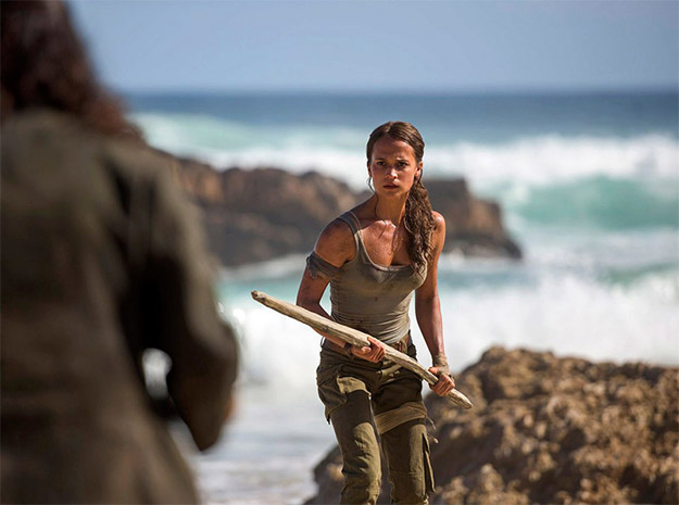 Alicia Vikander como Lara Croft en Tomb Raider
