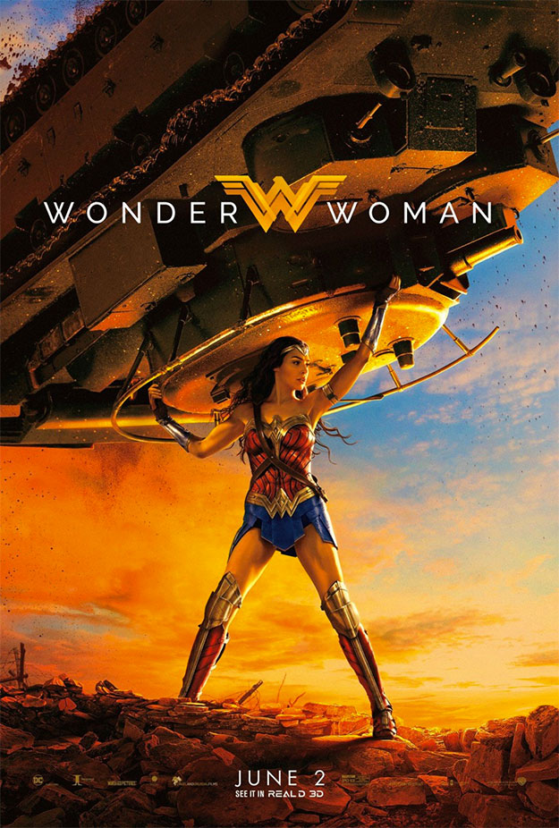 Genial cartel de Wonder Woman