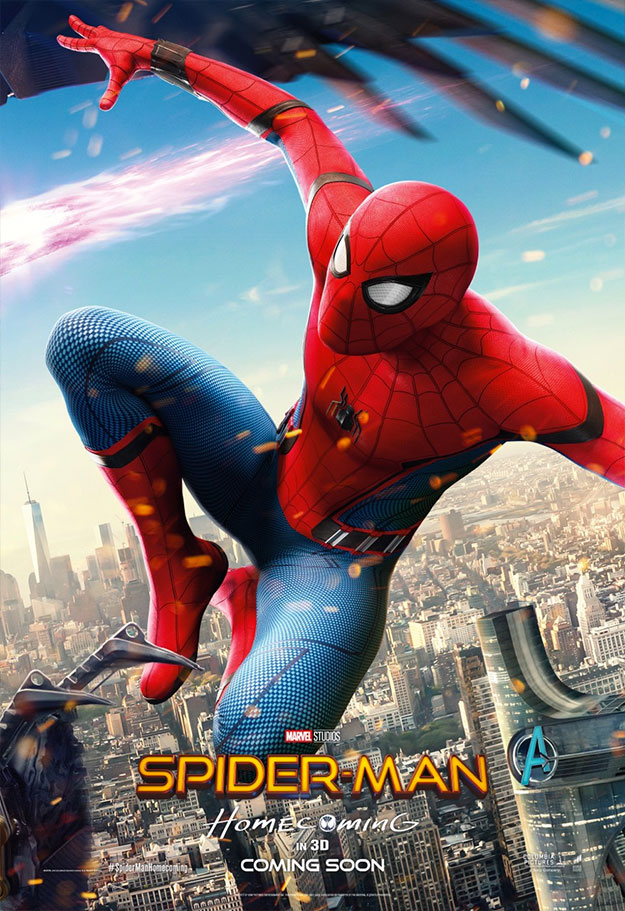 Tres nuevos carteles de Spider-Man: Homecoming que valen para un collage