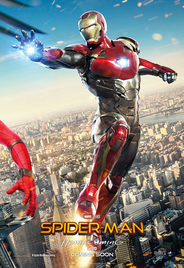Tres nuevos carteles de Spider-Man: Homecoming que valen para un collage
