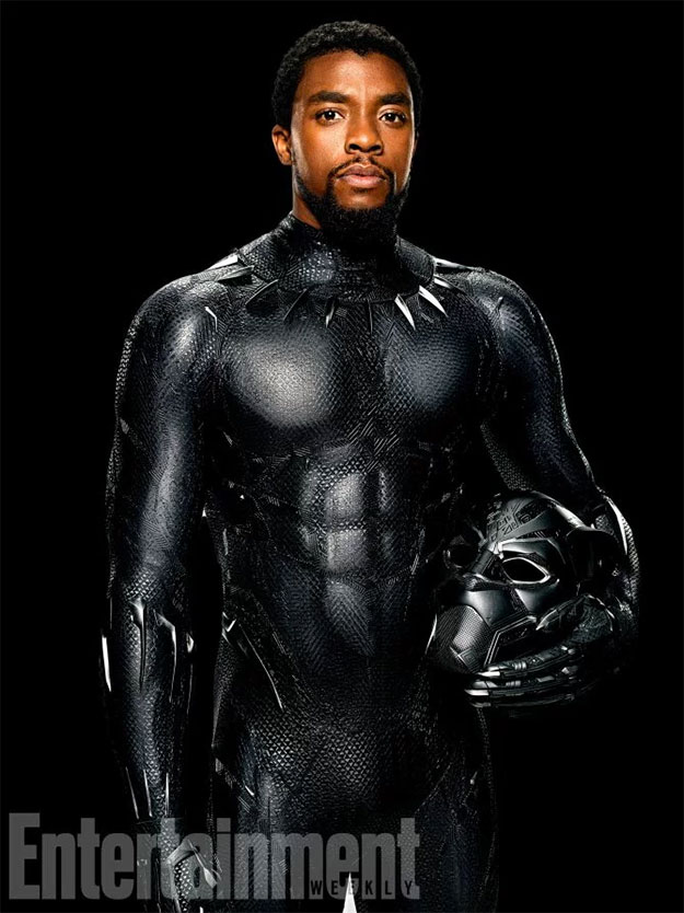 Chadwick Boseman es T’Challa AKA Black Panther