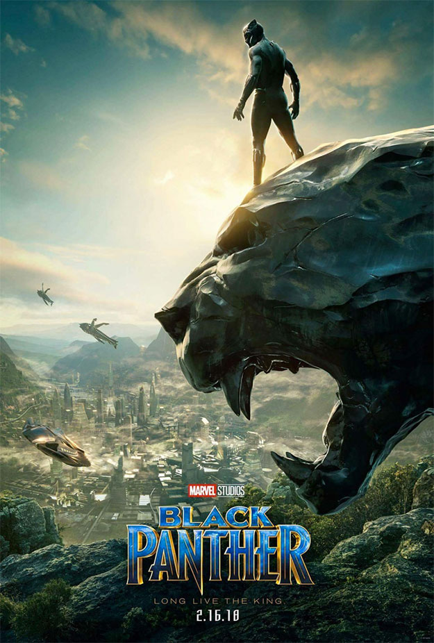 El nuevo cartel de Black Panther espuro Wakanda
