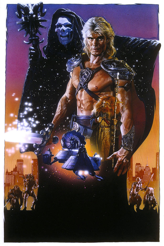Con el 30 aniversario de su estreno a la vuelta de la esquina el impresionante cartel de Drew Struzan para los Masters del Universo de la Cannon Group