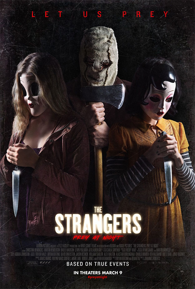Un nuevo póster, molón, de The Strangers: Prey at Night