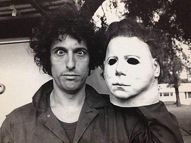Nick Castle en aquel 1978 junto a la máscara del icónico Michael Myers