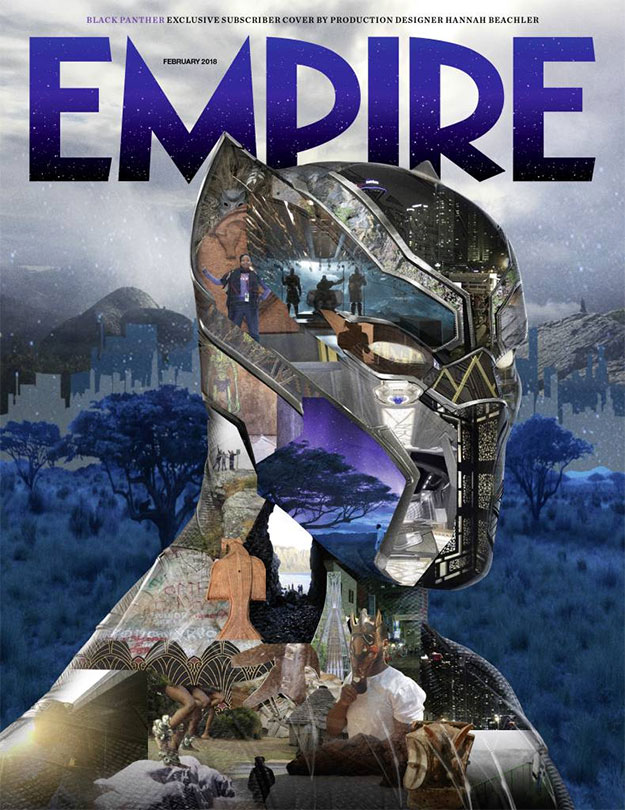 Las dos portadas de Empire para Black Panther. Pues qué queréis que os diga... ni fu ni fa
