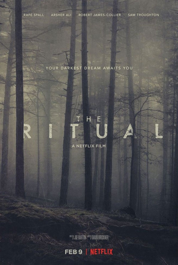 Cartel final de The Ritual, estreno en Netflix