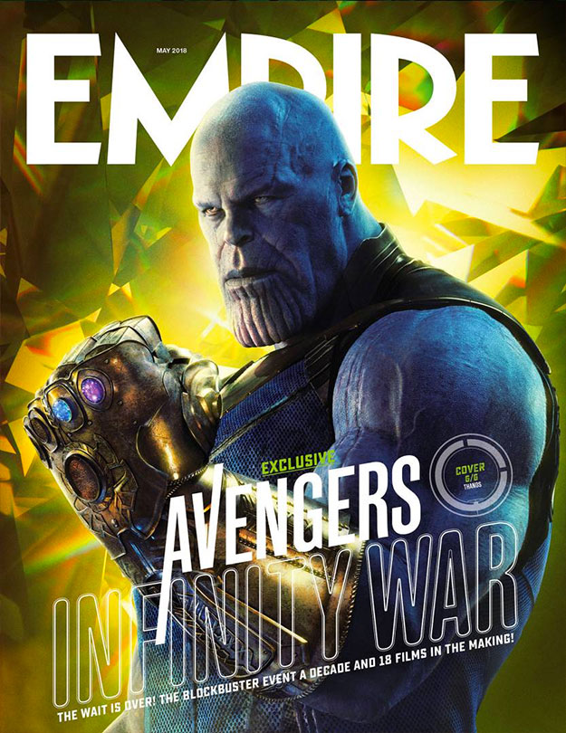 portada especial Empire para Vengadores: Infinity War