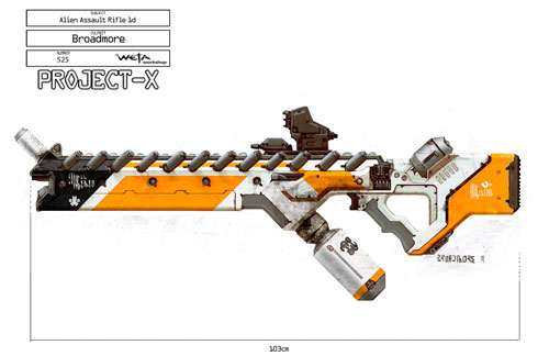 Arte conceptual de District 9 - Una de las armas alien