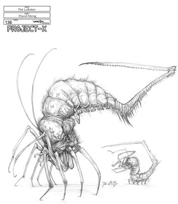Arte conceptual de District 9 - Animal de compañía alien