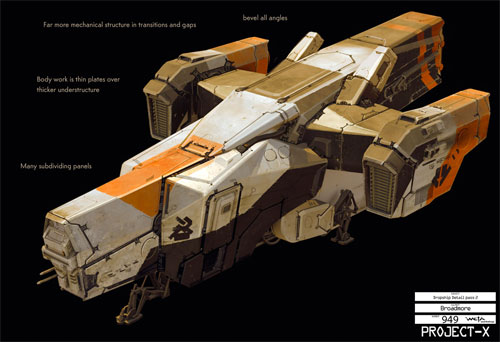 Arte conceptual de District 9 - La nave controladora de la estación