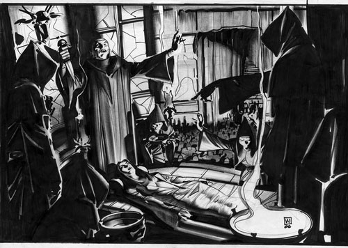 Arte conceptual de John Watkiss para Sherlock Holmes (750$)