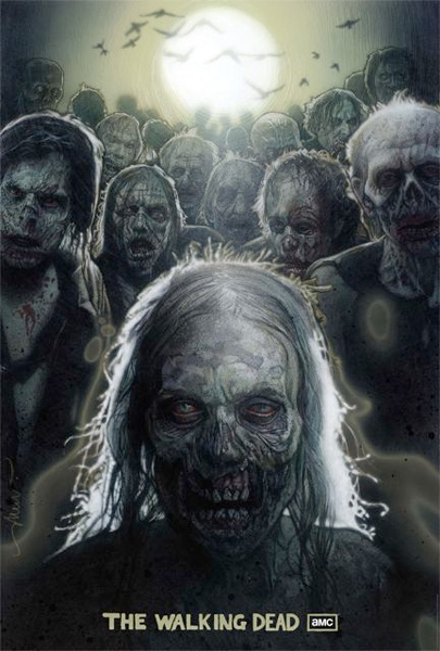 El genio Drew Struzan y su propuesta de cartel para "The Walking Dead"