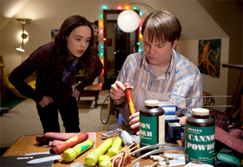Nueva imagen de Super de James Gunn con Rainn Wilson y Ellen Page