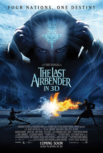 Nuevo cartel de Airbender: el último guerrero
