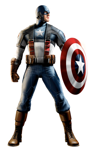 Diseño del traje que veremos en Captain America: The First Avenger