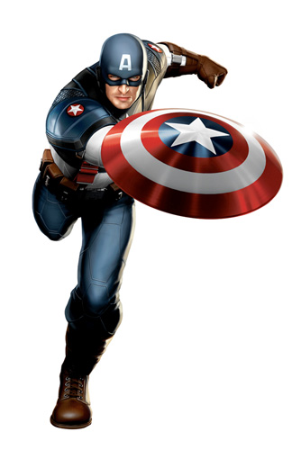 Diseño del traje que veremos en Captain America: The First Avenger