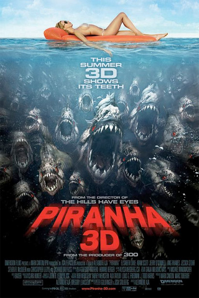 Nuevo simpático póster de Piranha 3D