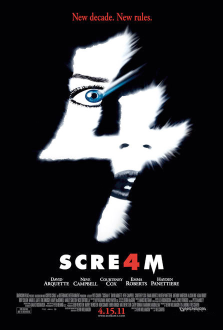 Nuevo cartel de Scream 4
