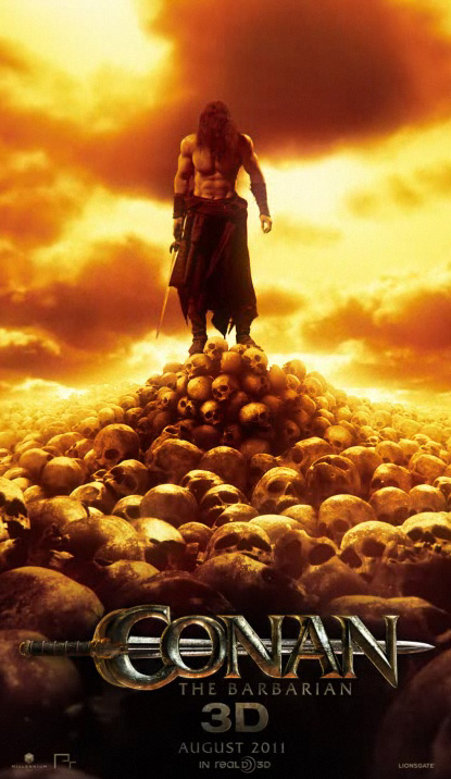 El cartel animado de Conan the Barbarian 3D