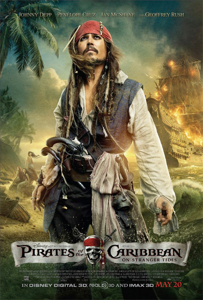 Cartel final de Piratas del Caribe: en mareas misteriosas