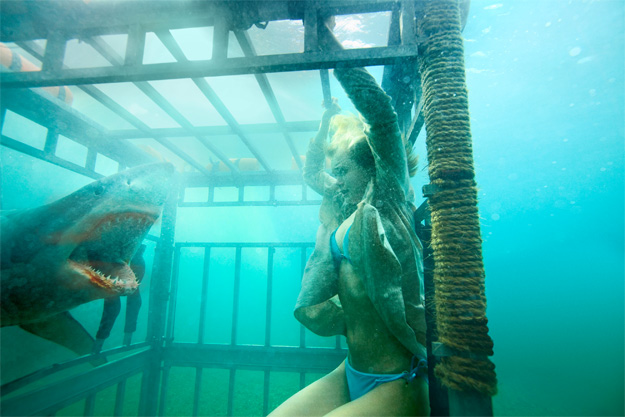 Primera imagen de Shark Night 3D, el destino de Sara Paxton pinta sangrante