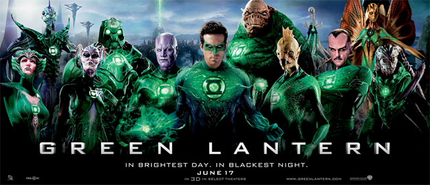 Nuevo banner de Green Lantern con algunos miembros de las Green Lantern Corps
