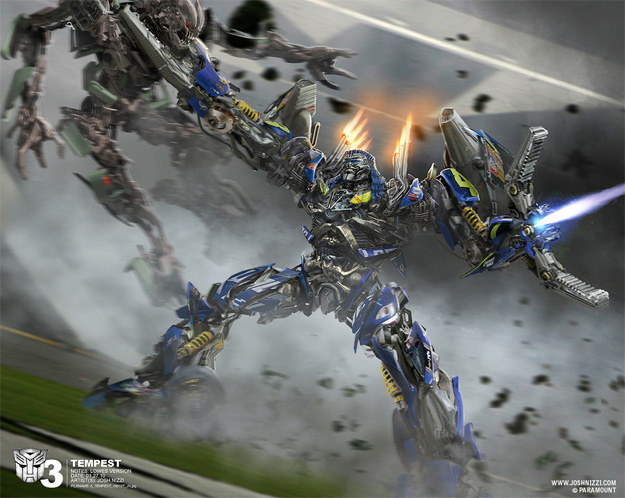 Espectacular concept art de Transformers: el lado oscuro de la luna