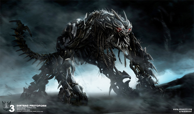 Espectacular concept art de Transformers: el lado oscuro de la luna