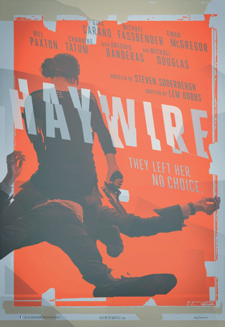 Primer cartel de Haywire para la Comic-Con de San Diego 2011