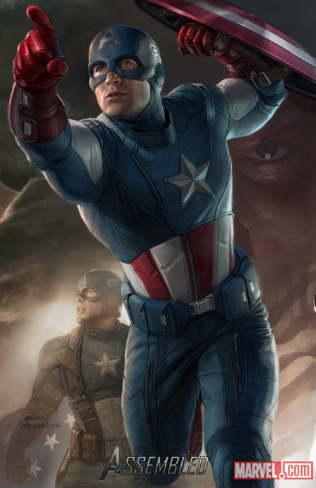 Cartel promo de The Avengers: Capitán América