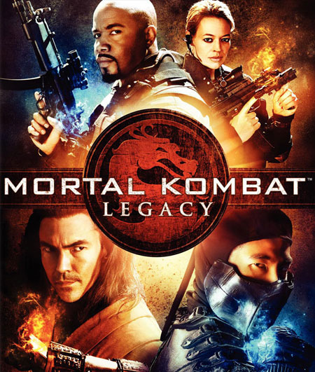 Cartel para la vente en Blu-Ray / DVD de "Mortal Kombat: Legacy"