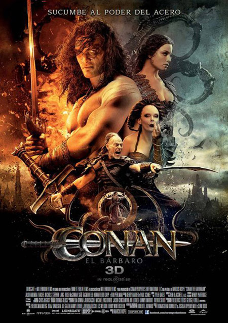 Cartel español de Conan el bárbaro