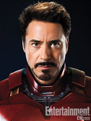 Fotos de carnet de el Capitán América e Iron Man