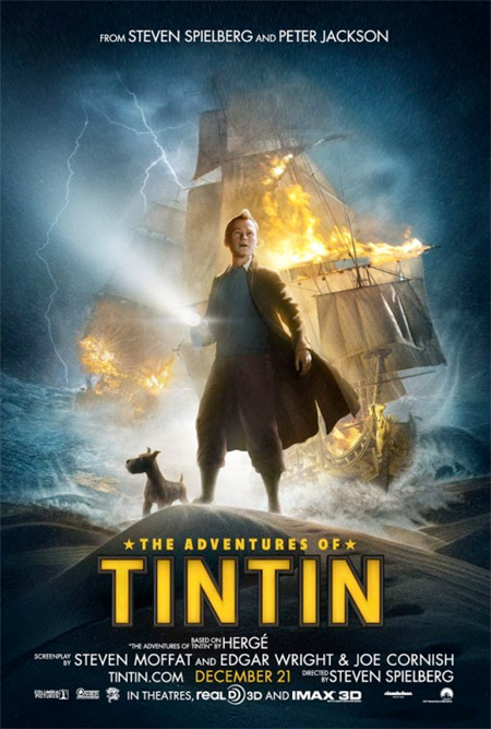 Nuevo cartel de Las aventuras de Tintín: el secreto del Unicornio