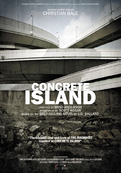 Póster promocional de Concrete Island de Brad Anderson