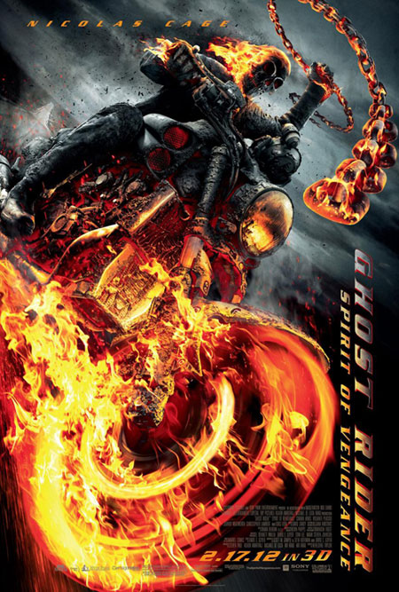 Nuevo vistoso cartel de Ghost Rider: Spirit of Vengeance