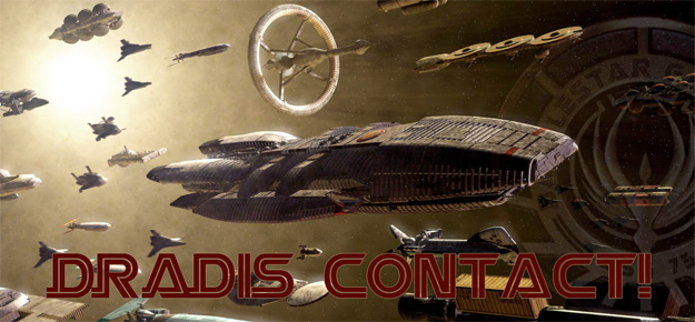 Cartel promocional de Dradis Contact!