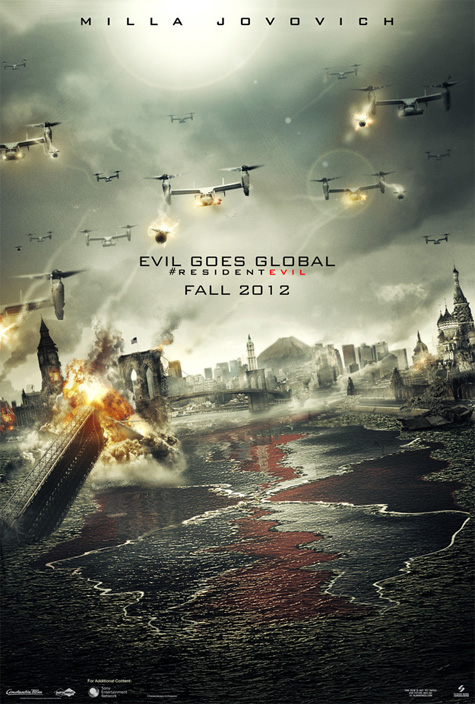 Nuevo cartel de Resident Evil: venganza