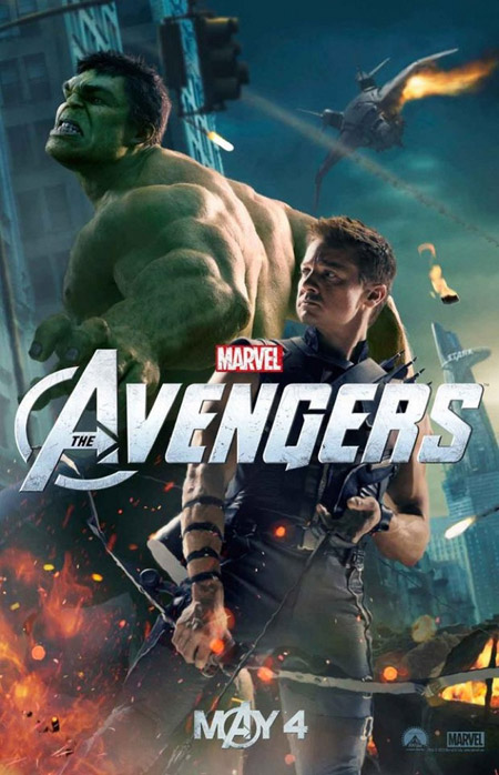 Nuevo carte de Los Vengadores con Hulk y Ojo de Halcón