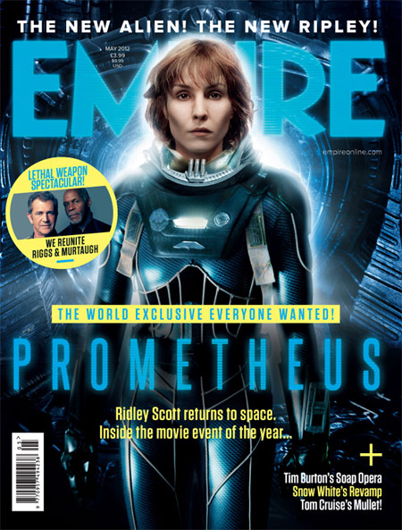 Portada de Empire para Prometheus de Ridley Scott