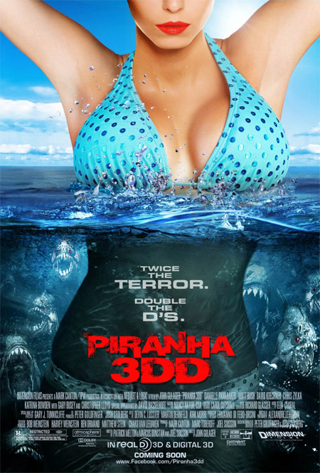 Primer par de tetas prestas a promocionar Piranha 3DD