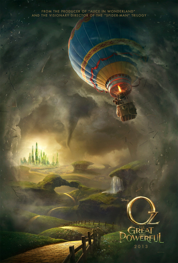 El primer cartel oficial de Oz, un mundo de fantasía... es para cagarse
