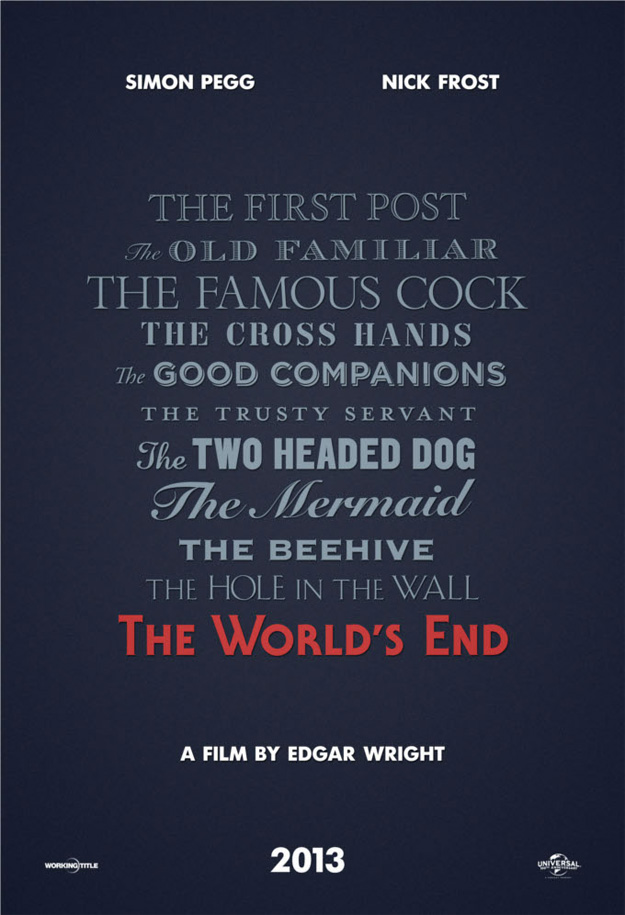 Primer cartel de The World's End