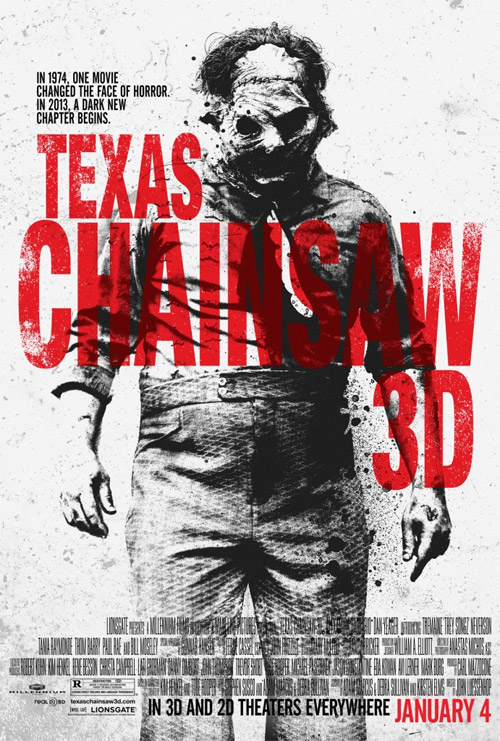 El cartel filtrado el otro día de Texas Chainsaw 3D pero ahora en HD para la NYCC