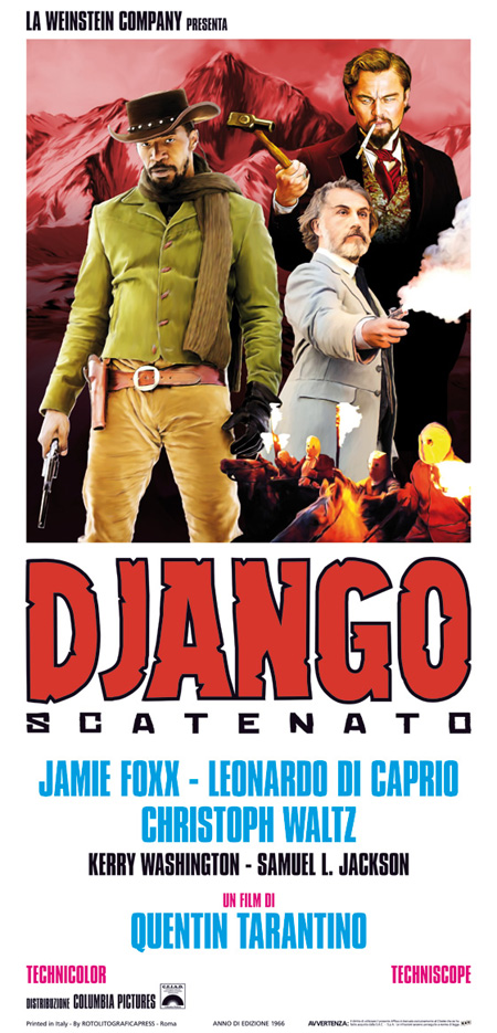 Cartel fan made de Django desencadenado