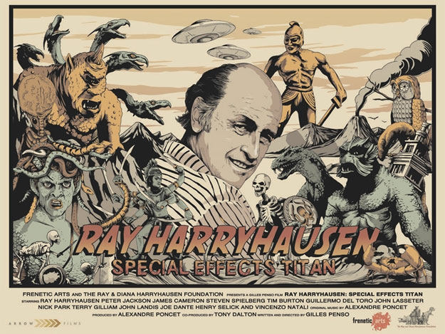 Cartel del documental Ray Harryhausen Special Effects Titan