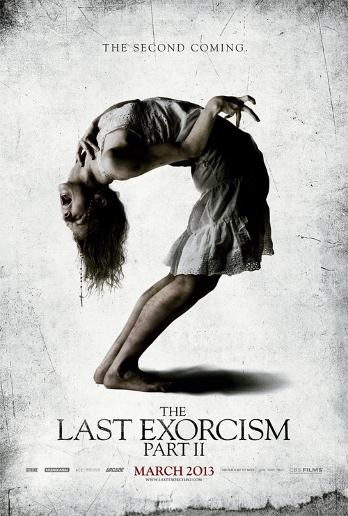 El horrible cartel de The Last Exorcismo Part II... lo dicho, horrible