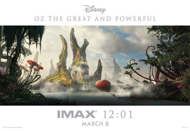 Cartel IMAX de Oz: un mundo de fantasía